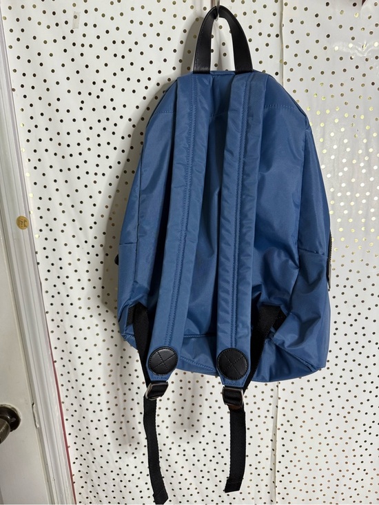 Marc Jacobs Navy Blue Nylon Backpack with Black Trim